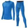 Löffler herrun underkläder set lång Transtex warm cobalt